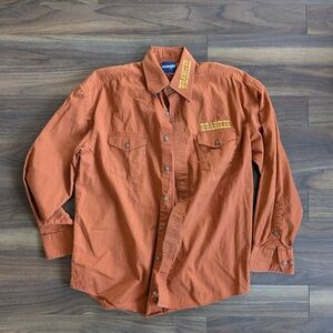 Wrangler Men's Orange Shirt